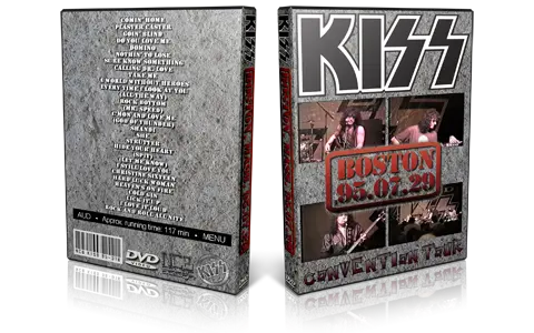 Artwork Cover of KISS 1995-07-29 DVD Boston Proshot