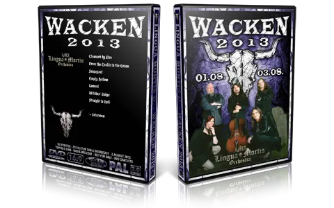 Artwork Cover of Lingua Mortis Orchestra and Rage 2013-08-02 DVD Wacken  Proshot