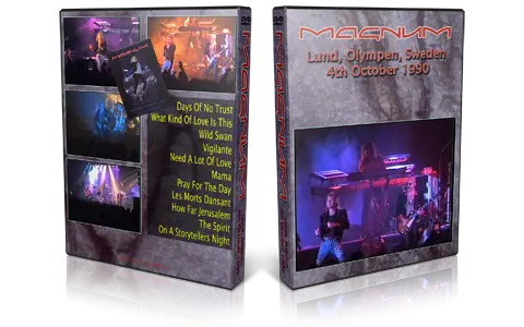 Artwork Cover of Magnum 1990-10-04 DVD Lund Audience