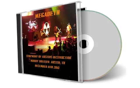Artwork Cover of Megadeth 2013-12-11 CD Austin Audience