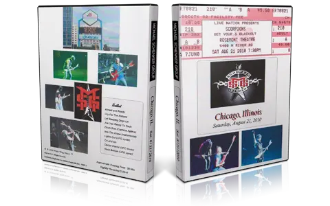 Artwork Cover of Michael Schenker 2010-08-21 DVD Rosemont  Audience