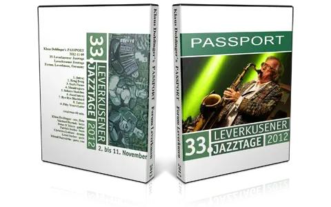 Artwork Cover of Passport 2012-11-09 DVD Leverkusen Proshot