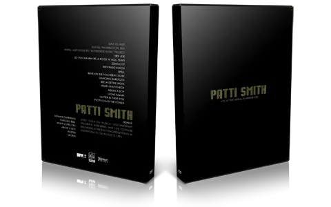 Artwork Cover of Patti Smith 2000-06-23 DVD Seattle Proshot