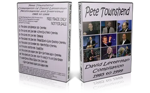 Artwork Cover of Pete Townshend Compilation DVD 1985-1999 Proshot