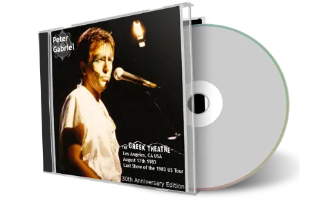 Artwork Cover of Peter Gabriel 1983-08-17 CD Los Angeles Audience