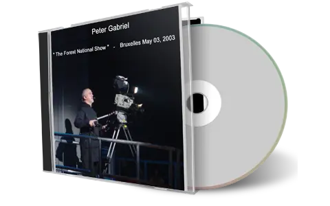 Artwork Cover of Peter Gabriel 2003-05-03 CD Bruxelles Audience