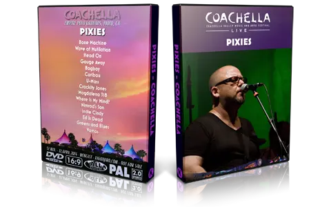 Artwork Cover of Pixies 2014-04-12 DVD Coachella Festival Proshot