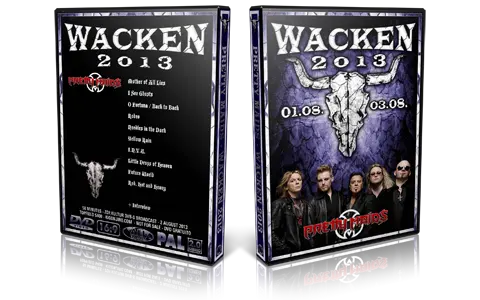 Artwork Cover of Pretty Maids 2013-08-02 DVD Wacken Proshot