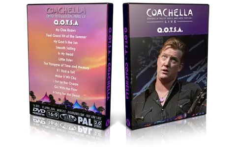 Artwork Cover of Queens of the Stone Age 2014-04-12 DVD Coachella Festival Proshot