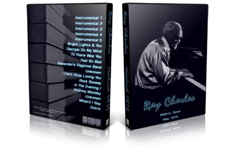Artwork Cover of Ray Charles Compilation DVD Madrid 1975 Proshot
