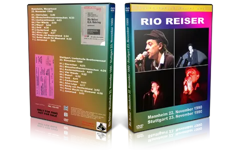 Artwork Cover of Rio Reiser 1990-11-22 DVD Mannheim Audience