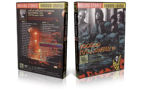 Artwork Cover of Rolling Stones Compilation DVD Voodoo Halloween 1994 Proshot
