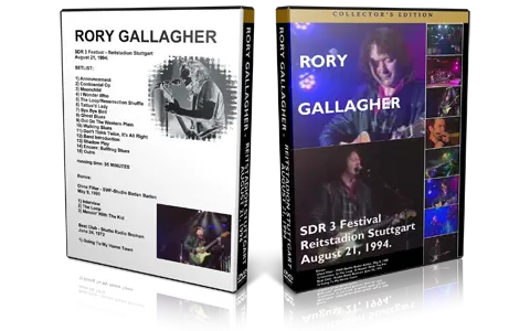 Artwork Cover of Rory Gallagher 1994-08-21 DVD Stuttgart Proshot