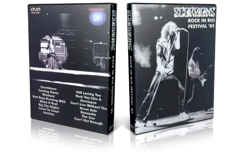 Artwork Cover of Scorpions 1985-01-15 DVD Rio de Janeiro Proshot