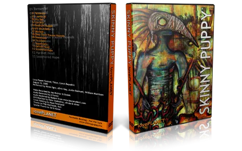 Artwork Cover of Skinny Puppy 2005-08-12 DVD Tabor Audience