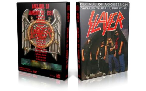 Artwork Cover of Slayer 1991-01-12 DVD Oakland Audience