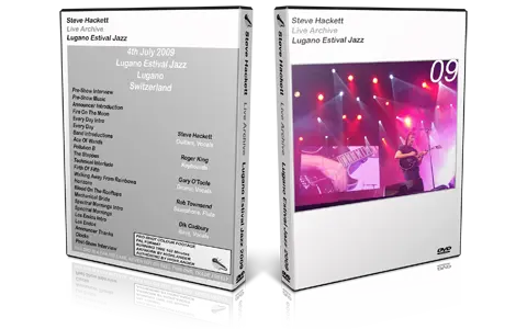 Artwork Cover of Steve Hackett 2009-07-04 DVD Lugano Estival Jazz Proshot