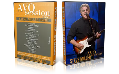 Artwork Cover of Steve Miller 2012-12-03 DVD AVO Session Proshot