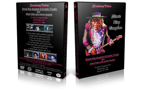 Artwork Cover of Stevie Ray Vaughan 1989-01-23 DVD Washington DC Proshot