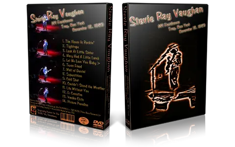 Artwork Cover of Stevie Ray Vaughan 1989-11-12 DVD Troy Audience