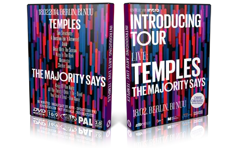 Artwork Cover of Temples 2014-02-18 DVD Berlin Proshot