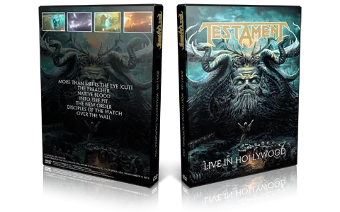 Artwork Cover of Testament 2013-11-08 DVD Hollywood Audience