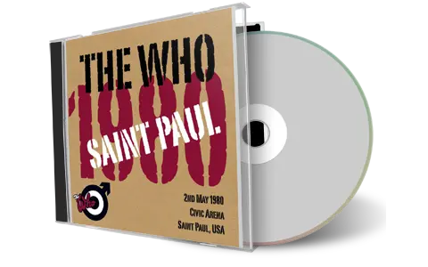 Artwork Cover of The Who 1980-05-02 CD St Paul Audience