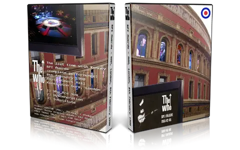 Artwork Cover of The Who 1988-02-08 DVD London Proshot