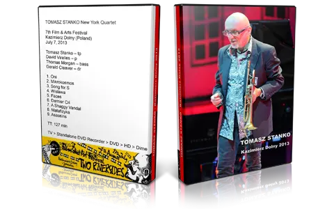 Artwork Cover of Tomasz Stanko 2013-07-07 DVD New York City Proshot