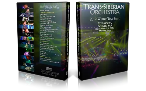 Artwork Cover of Trans-Siberian Orchestra 2012-12-23 DVD Boston Audience