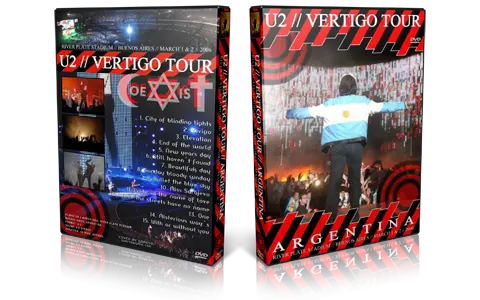 Artwork Cover of U2 2006-03-02 DVD Buenos Aires Proshot