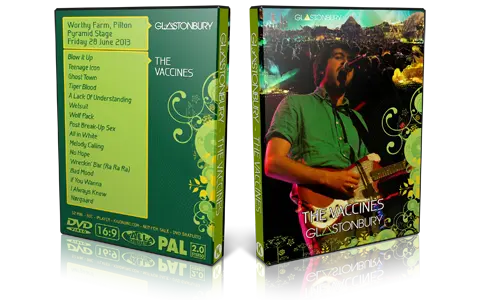 Artwork Cover of Vaccines 2013-06-28 DVD Glastonbury Festival Proshot