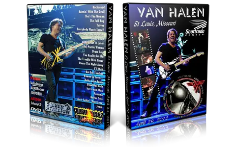 Artwork Cover of Van Halen 2012-04-29 DVD St Louis Audience