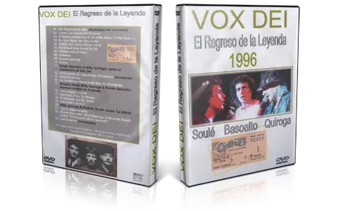 Artwork Cover of Vox Dei 1996-06-01 DVD Buenos Aires Audience