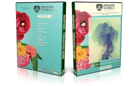 Artwork Cover of Warpaint 2014-05-29 DVD Barcelona Proshot