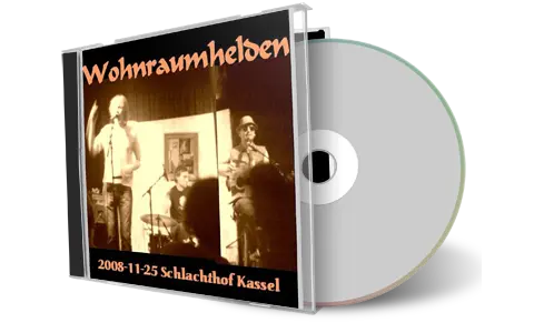 Artwork Cover of Wohnraumhelden 2008-11-25 CD Kassel Audience