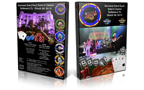 Artwork Cover of Yes 2013-03-24 DVD Hollywood Audience