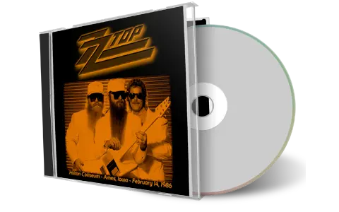 Artwork Cover of ZZ Top 1986-02-14 CD Ames Audience