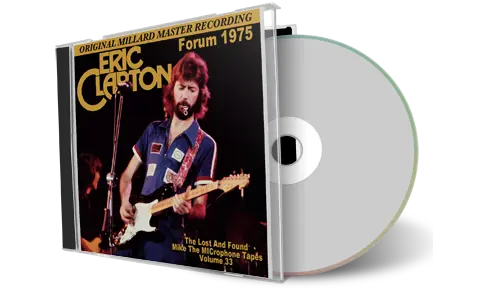Artwork Cover of Eric Clapton 1975-08-14 CD Inglewood Audience
