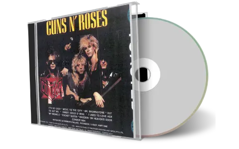 Artwork Cover of Guns N Roses 1987-12-30 CD Pasadena Soundboard