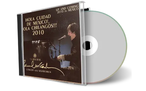 Artwork Cover of Paul Mccartney 2010-05-28 CD Mexico City Soundboard
