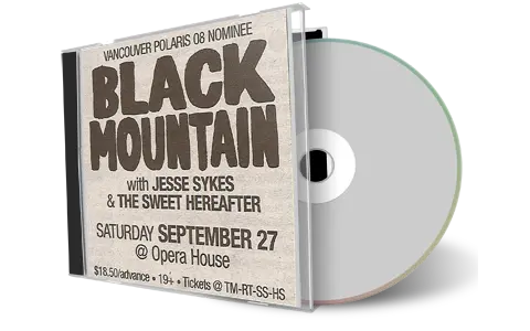 Artwork Cover of Black Mountain 2008-09-27 CD Toronto Audience