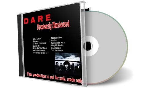 Artwork Cover of Dare Compilation CD Previously Unreleased 2011 Soundboard