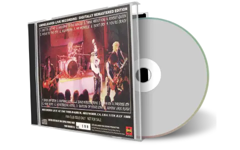 Artwork Cover of Guns N Roses 1986-07-11 CD Hollywood Audience