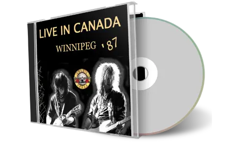 Artwork Cover of Guns N Roses 1987-08-24 CD Winnipeg Audience