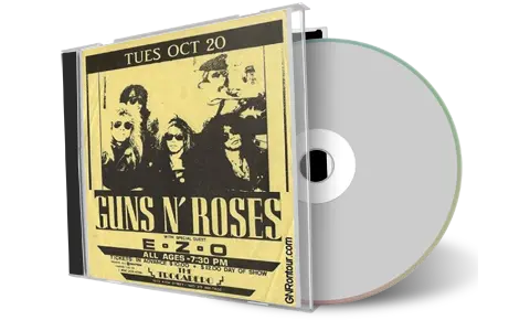 Artwork Cover of Guns N Roses 1987-10-20 CD Philadelphia Audience
