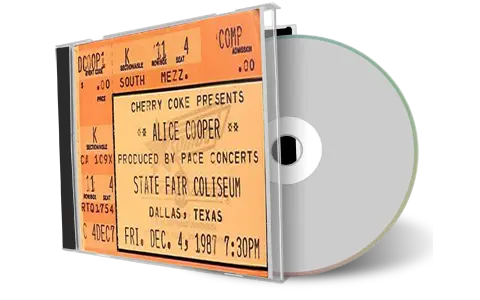 Artwork Cover of Guns N Roses 1987-12-04 CD Dallas Audience