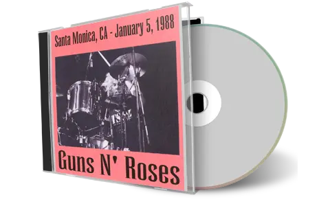 Artwork Cover of Guns N Roses 1988-01-05 CD Santa Monica Audience