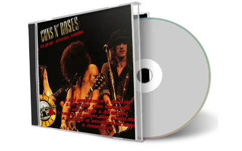 Artwork Cover of Guns N Roses 1988-05-18 CD Ottawa Audience