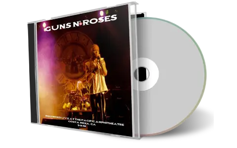 Artwork Cover of Guns N Roses 1988-09-14 CD Costa Mesa Audience